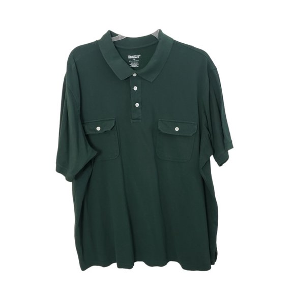 CT347 King Size Dark Green Polo Shirt 4XL - Picture 1 of 3